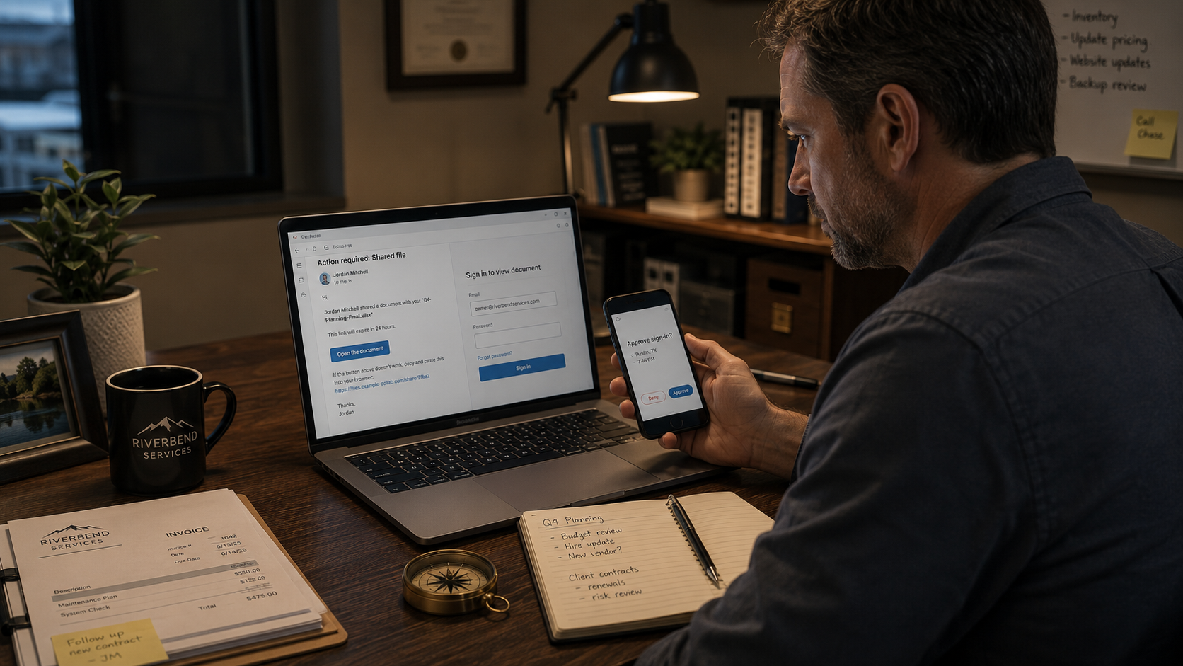 Keep credentials secure